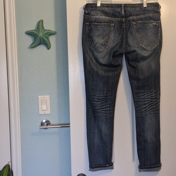 2 PAIRS! VIGOSS jeans black and dark denim 28/27 - Picture 3 of 9